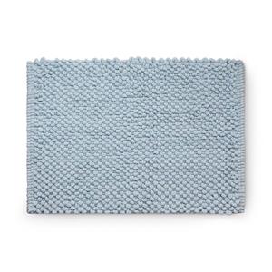 Tapete Antiderrapante Camesa Micropop 60% Poliéster Azul Claro - 40x60cm
