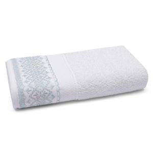 Toalha de Banho Bouton Melody com Renda Nice 100% Algodão - Branca