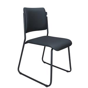 Cadeira Fixa Móveis Belo Mundi CE08 - Preta