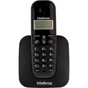 Telefone sem Fio Intelbras TS 3110 com Identificador de Chamadas - Preto