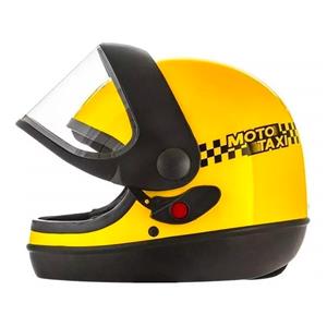 Capacete San Marino Moto Táxi Amarelo - Tam 58
