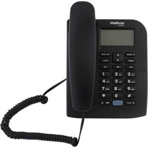 Telefone Intelbras TC60 com Identificador de Chamadas - Preto