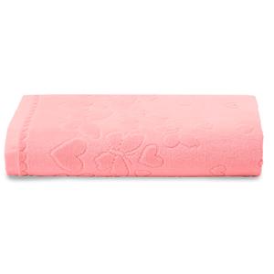 Toalha de Banho Dohler Velour Romance 100% Algodão - Rosé