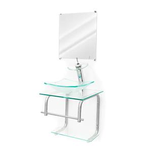 Gabinete para Banheiro Vidrex Lisboa com Espelho