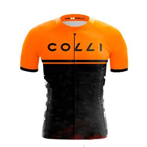 Camiseta para Ciclismo Colli Allure Laranja/Preto - G