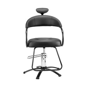 Cadeira Dompel Futura Black com Apoio de Cabeça Removível - Preto