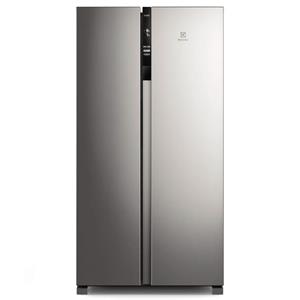 Geladeira Electrolux Side By Side Efficient IS4S Frost Free 435L com Autosense Inox - 220V