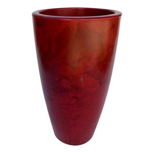 Vaso Minas Pérola Cônico de Polietileno Vermelho - 70x40cm