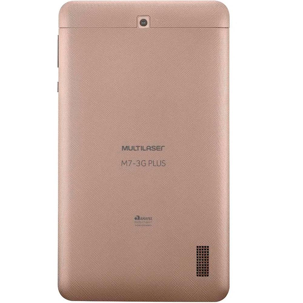 Tablet Multilaser M7 NB306 Plus 3G 7" Quad Core 16GB - Dourado