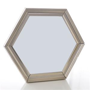 Espelho Hexagonal Bela Flor 10681 - Dourado