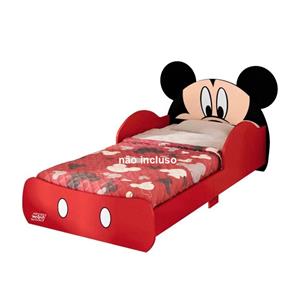 Cama Estrela Disney Mickey 100% MDF - Vermelho