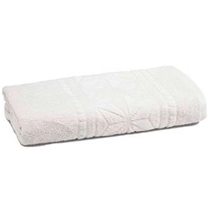 Toalha de Banho Dohler Confort com Barra Velour 100% Algodão - Branca