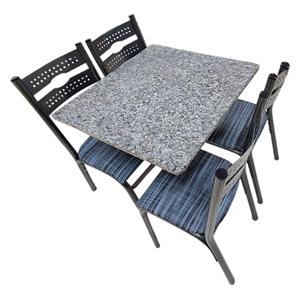 Mesa de Jantar Ciplafe Luna Slim com 4 Cadeiras