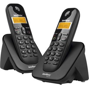 Telefone sem Fio Intelbras TS3112 com Ramal Adicional - Preto