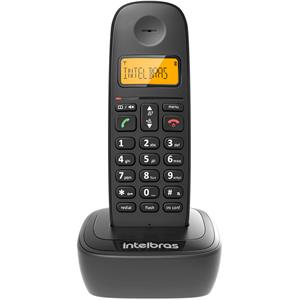 Telefone sem Fio Intelbras TS2510 com Identificador de Chamadas - Preto