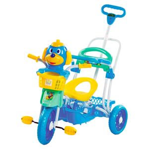 Triciclo Infantil Bel Fix Cachorrinho com Capota - Azul