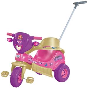 Triciclo Magic Toys Tico-Tico Velo Toys Princess Meg com Capacete