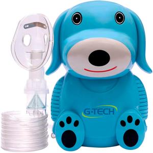 Nebulizador Inalador Infantil G-Tech Nebdog Azul