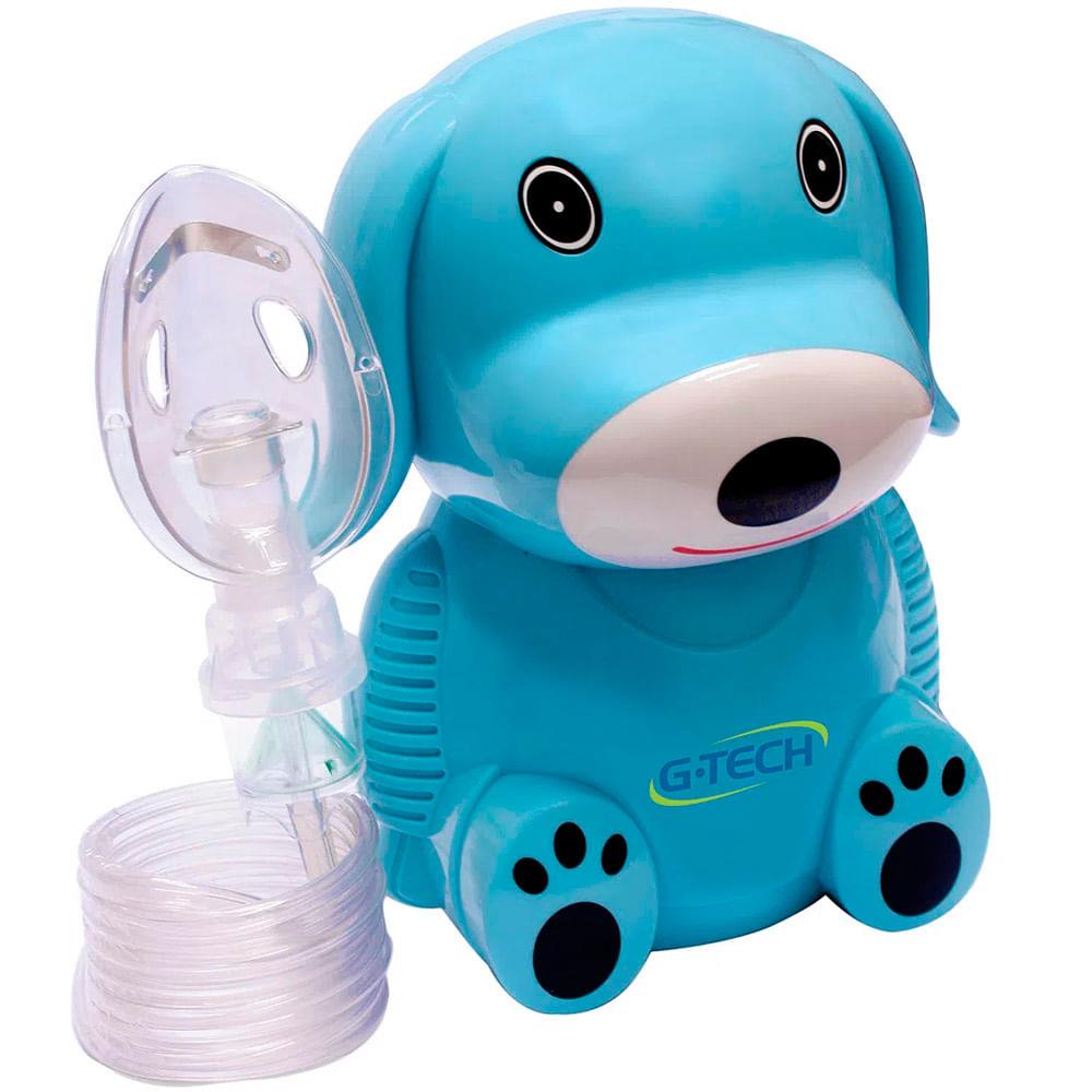 Nebulizador Inalador Infantil G-Tech Nebdog Azul