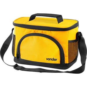 Bolsa Térmica Vonder 9L com 3 Divisões - Amarela/Preta