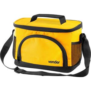 Bolsa Térmica Vonder 5L com 3 Divisões - Amarela/Preta