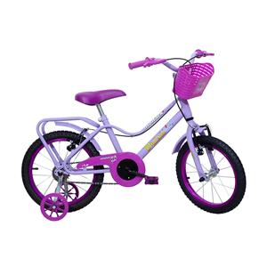 Bicicleta Aro 16 Monark Brisa em Aço Carbono Freio V-Brake com Cesta - Violeta