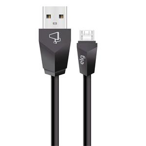 Cabo Micro USB Elg M510 Conector Prima 12W - Preto