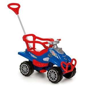 Carro Infantil Calesita Cross Turbo com Buzina - Azul