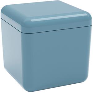 Porta-Algodão e Cotonetes Brinox Cube - Azul Fog