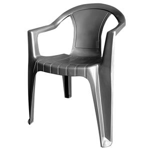 Cadeira Goiânia Plast Nápoli - Prata