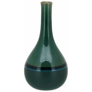 Garrafa Decorativa GS Posiet em Cerâmica Verde - 24cm