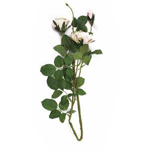 Planta Artificial Encanel Rosas Brancas - 90cm