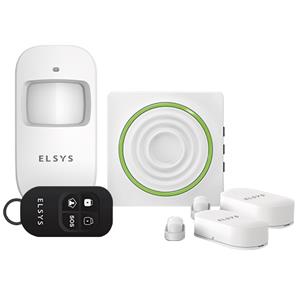 Kit de Alarme Elsys Esakw1080 Wi-Fi com Sensores sem Fio