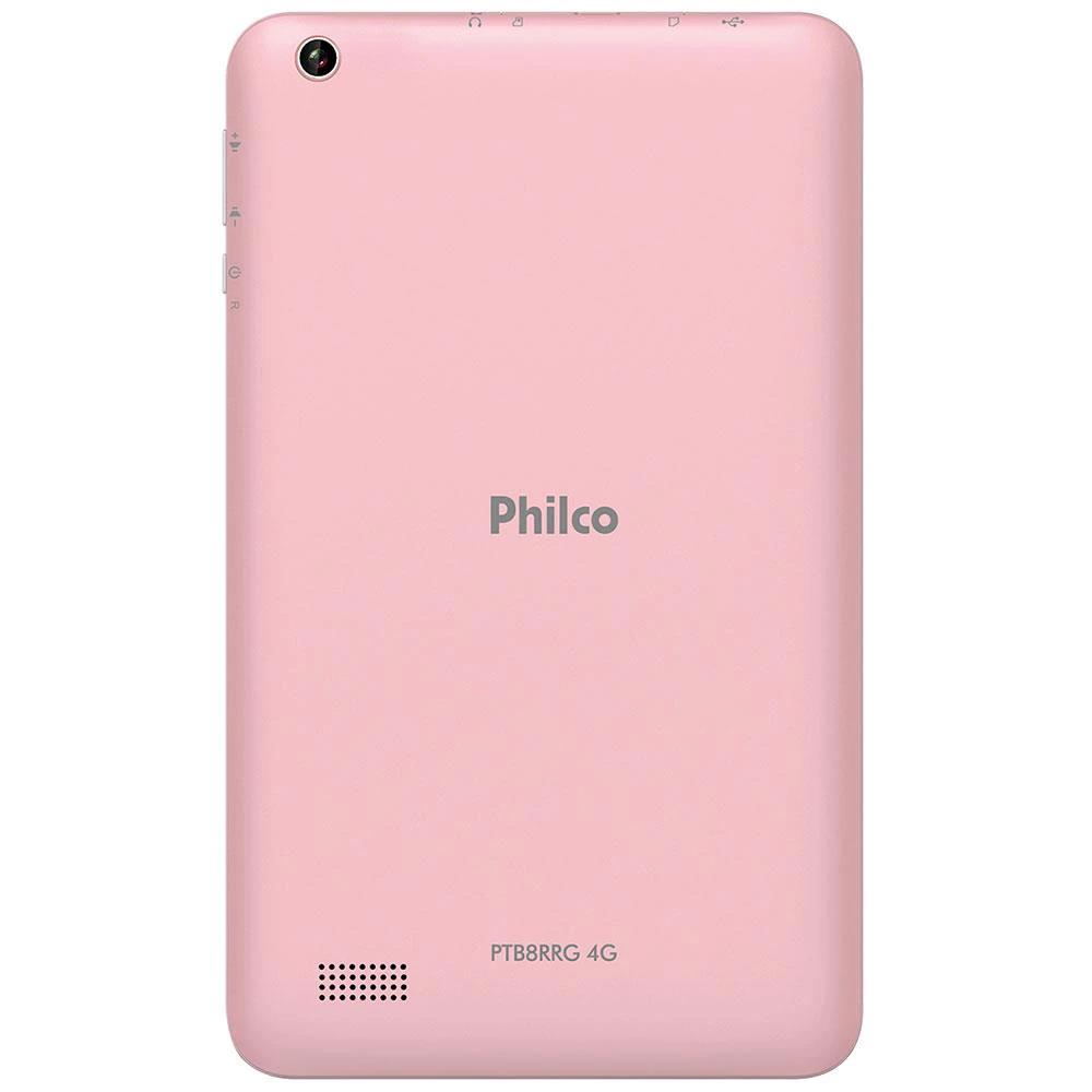 Tablet Philco Multitoque PTB8RRG 4G 8" Quad Core 32GB - Rosa