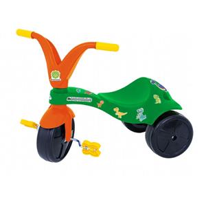 Triciclo Infantil Xalingo Fofossauros - Verde/Laranja