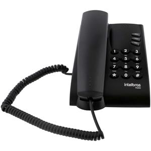 Telefone Intelbras Pleno com Chave de Bloqueio - Preto