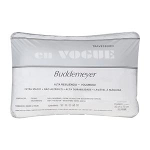 Travesseiro Buddemeyer En Vogue 233 Fios 100% Algodão com Microfibra Extra Macia - 50x70cm