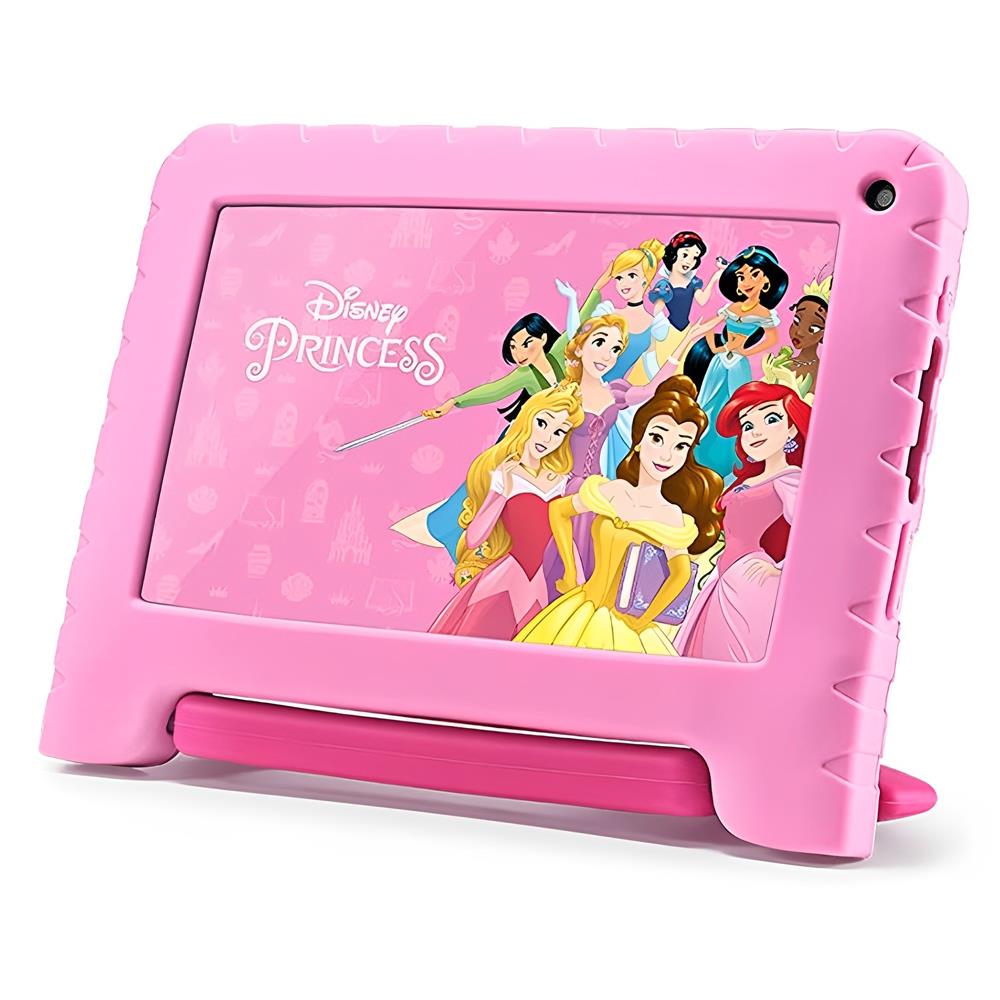 Tablet Multilaser Princesas NB372 7" Quad Core 32GB - Rosa