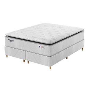 Cama Box Queen Sol Neptuno Paris Molas Multilastic Espuma D26 - 158x75x198cm