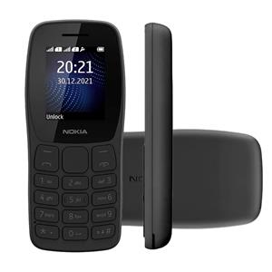 Celular Nokia 105 NK093 Dual Chip Tela 1,7' 32 MB - Preto