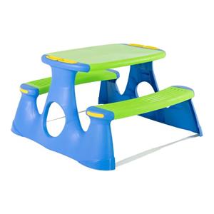 Mesa de Pequenique Infantil Bel Fix 2 Bancos - Verde/Azul