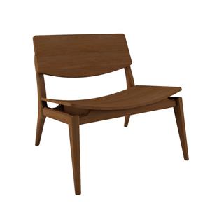 Cadeira Rudnick Piatto CDHI00 com Assento Multilaminado - Amêndoa
