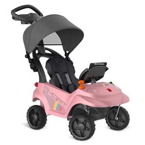 Carro Infantil Bandeirantes Smart Baby Comfort com Capota - Rosa