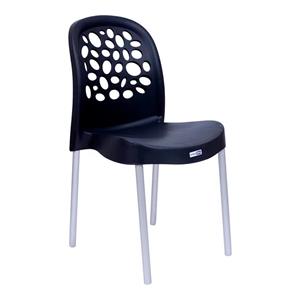 Cadeira Forte Plástico Deluxe - Preto